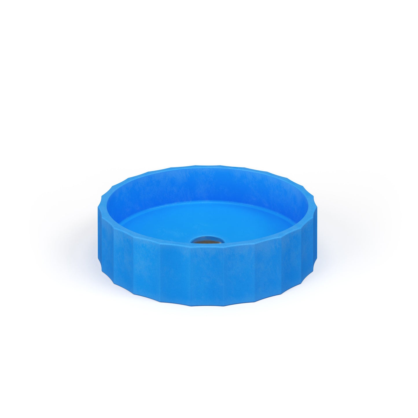 Crete Collective CLIO Lapis concrete vessel sink