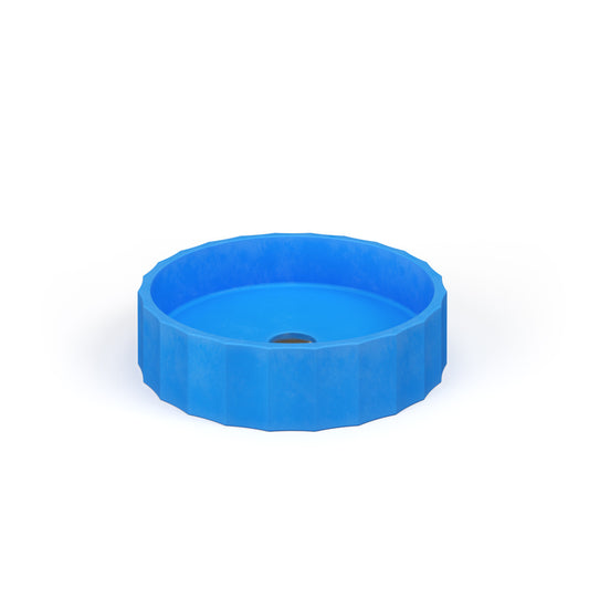 Crete Collective CLIO Lapis concrete vessel sink