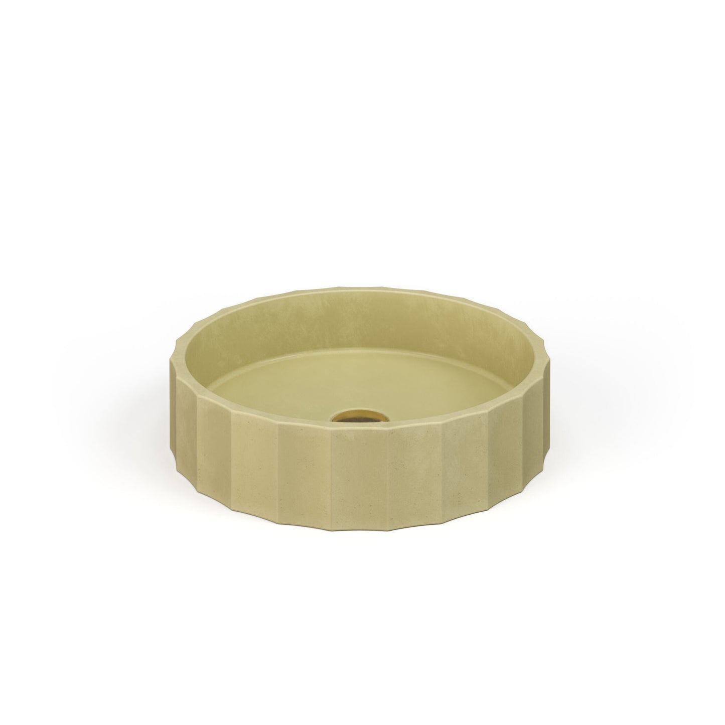 Crete Collective CLIO Linen concrete vessel sink