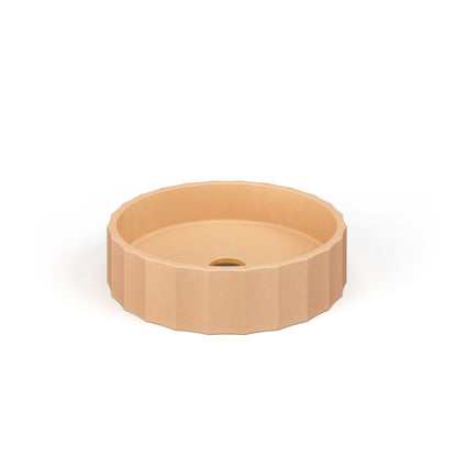 Crete Collective CLIO Peony concrete vessel sink