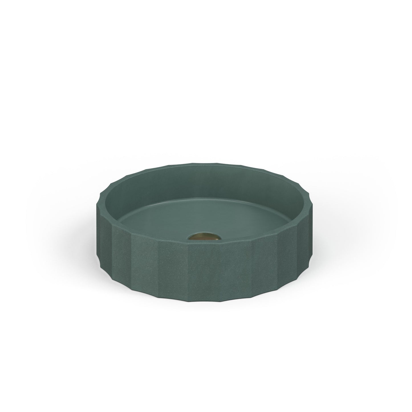 Crete Collective CLIO Pine concrete vessel sink