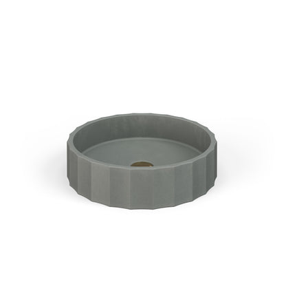 Crete Collective CLIO Stone-1 concrete vessel sink