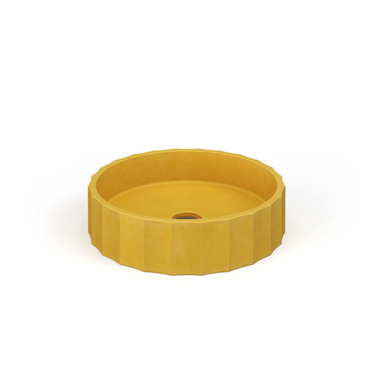 Crete Collective CLIO Sun concrete vessel sink