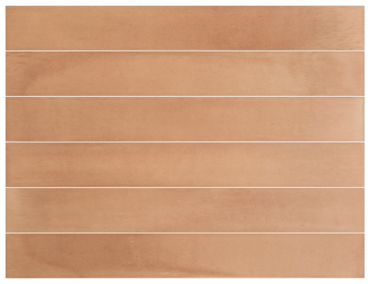 CORSICA Sundown Clay 2 x 16 matte wall / floor tile