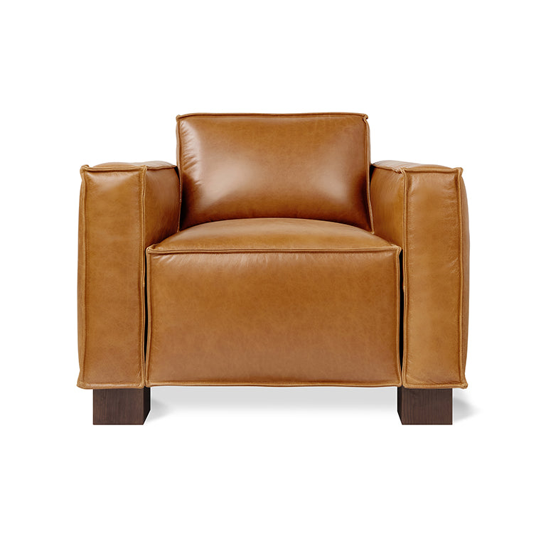Gus* Modern CABOT Tucson Sienna leather chair