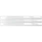 ACANTO White 4 x 16 v-ribbed glossy wall tile