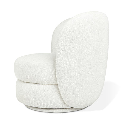Gus* Modern FORME Morris Bone swivel chair
