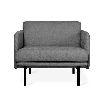 Gus* Modern FOUNDRY Andorra Pewter chair