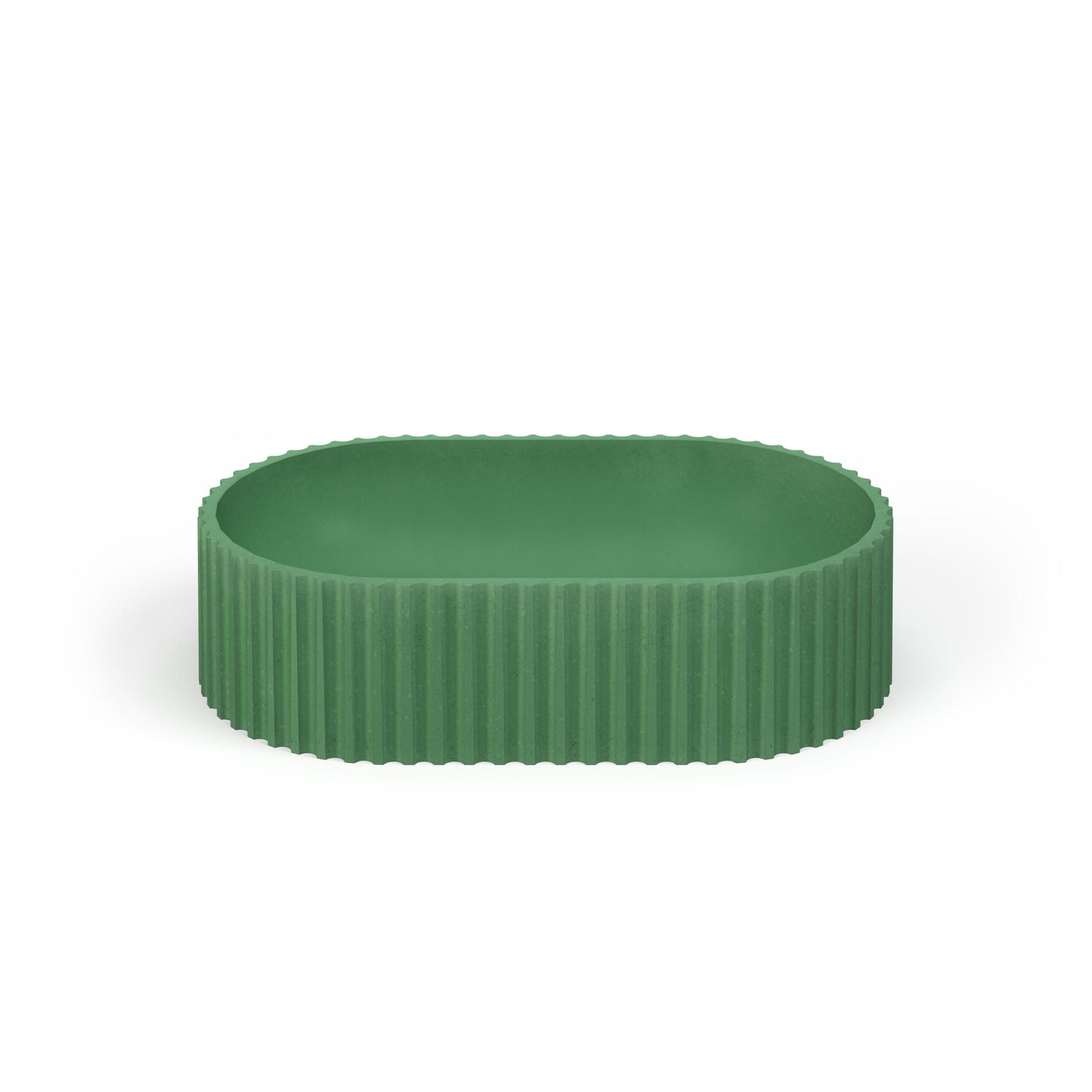 Crete Collective GENI Fern concrete vessel sink