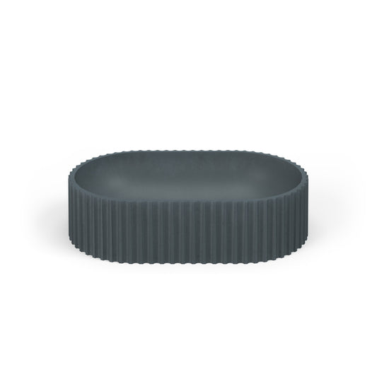 Crete Collective GENI Slate-3 concrete vessel sink