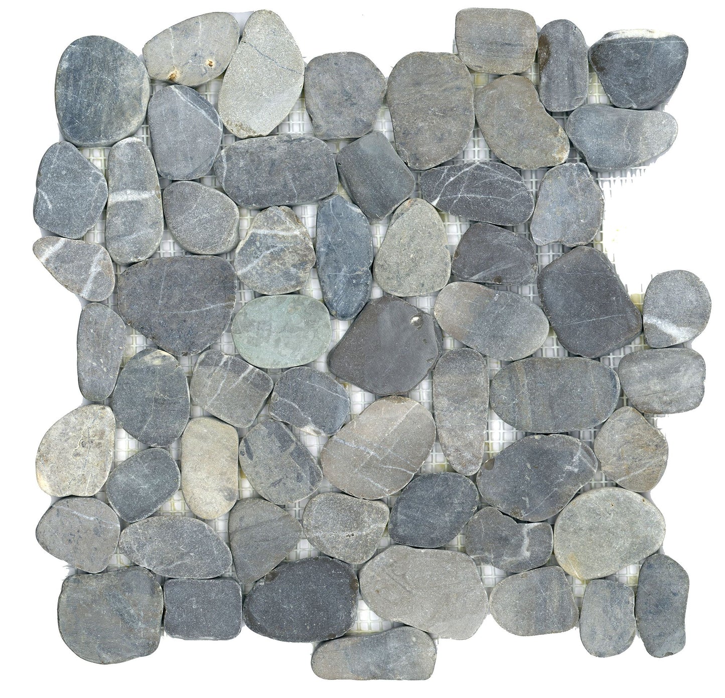 RIVERSTONE Gala Grey mosaic pebble floor / wall tile