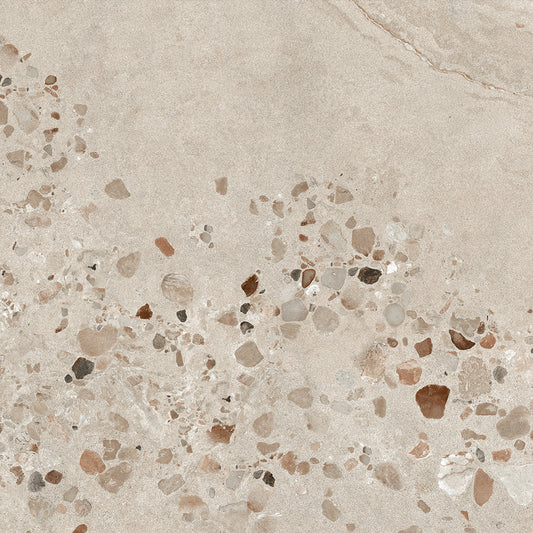 I Cocci Siciliani Grigio 24 x 24 natural stone style wall / floor tile