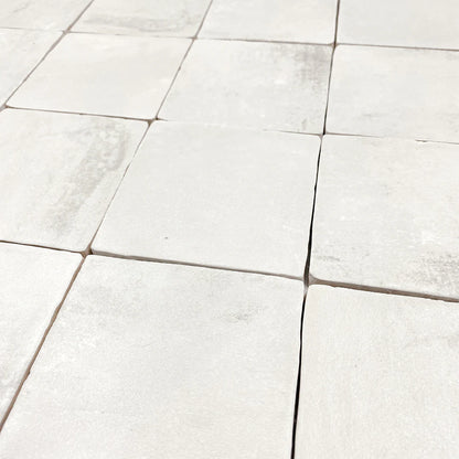 HEARTH Plaster 4 x 4 zellige style matte wall tile