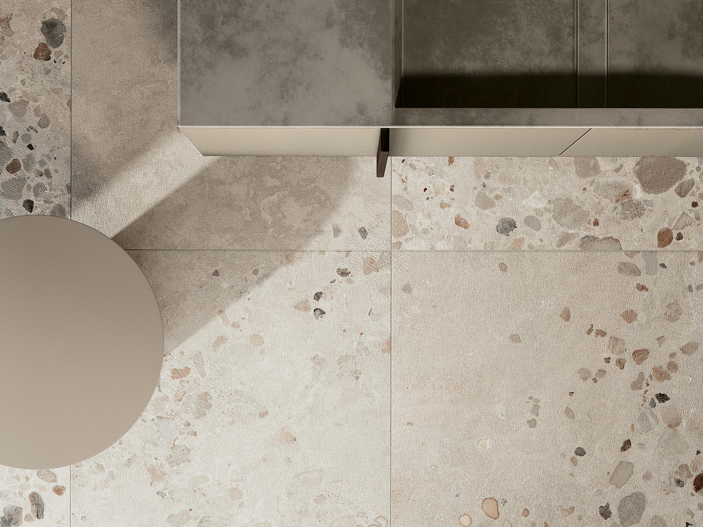 I COCCI SICILIANI Grigio 24 x 24 stone effect matte wall / floor tile