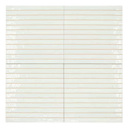 TEMPO White 8 x 8 ceramic wall tile