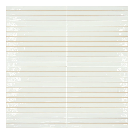 TEMPO White 8 x 8 ceramic wall tile