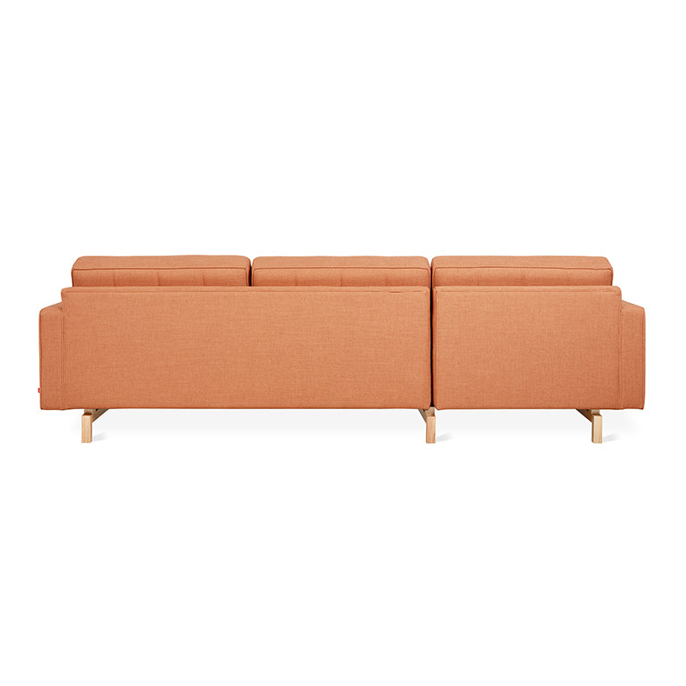 Gus* Modern JANE 2 Caledon Sedona bi-sectional with Natural Ash base
