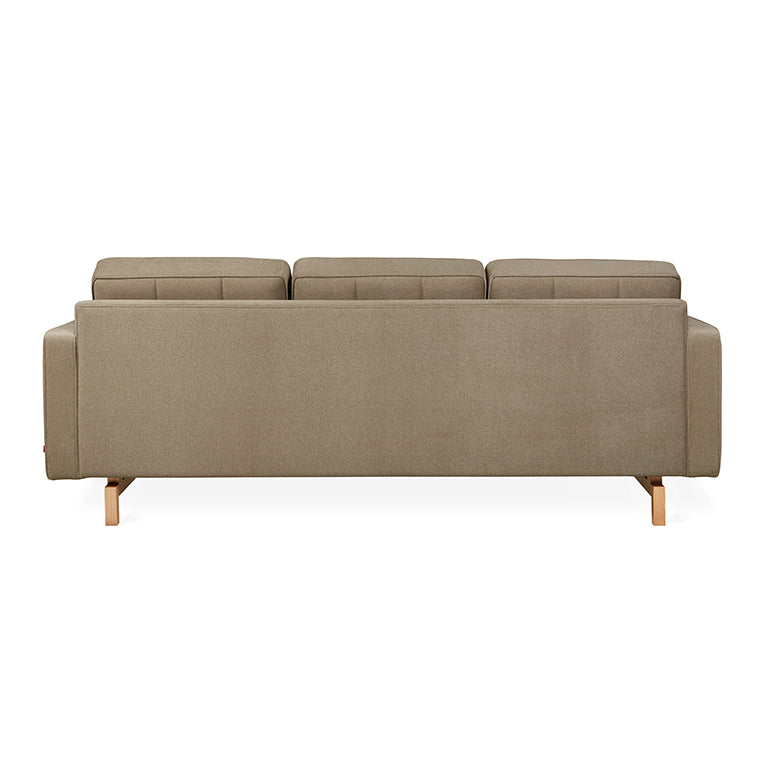 Gus* Modern JANE 2 Merino Mocha sofa with Ash base