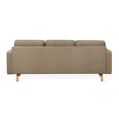 Gus* Modern JANE 2 Merino Mocha sofa with Ash base