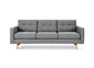 Gus* Modern JANE 2 Parliament Stone sofa with Natural Ash base