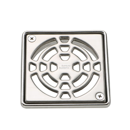 Schluter®-KERDI-DRAIN 2-inch ABS drain kit / Stainless CLASSIC grate