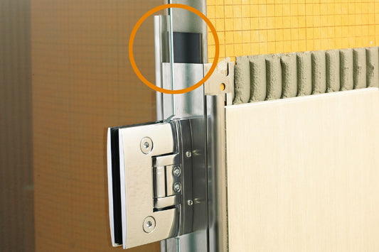 Schluter® KERDI-BOARD-ZFP plastic profile for securing hardware