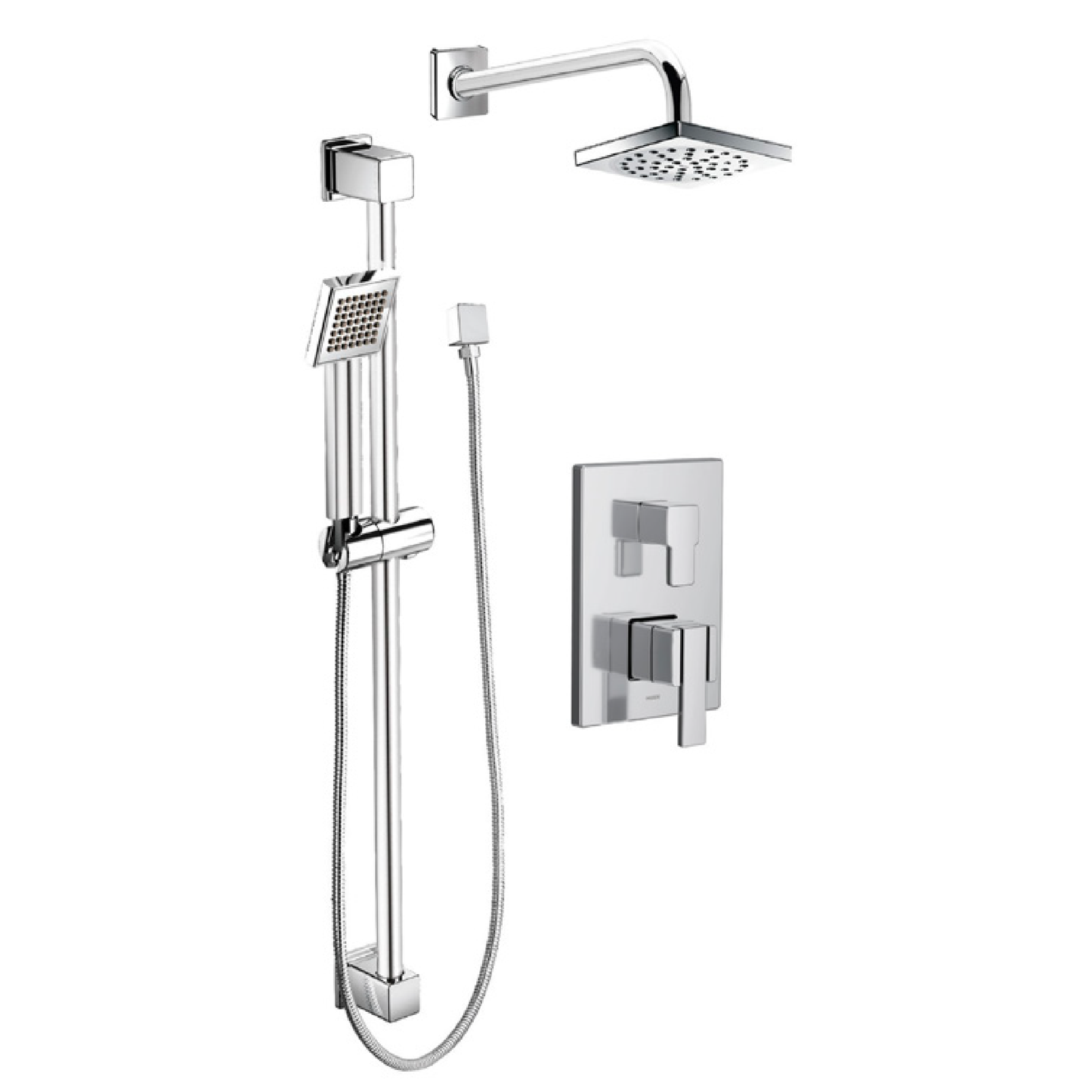 Moen 90 DEGREE® Brushed Nickel M-CORE® 3-Series shower trim kit