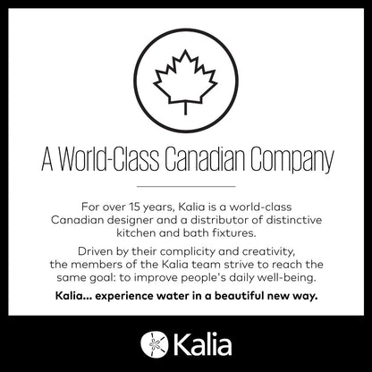 Kalia SQUAREONE Black showering trim kit