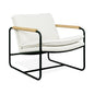 Gus* Modern KELSO Node Alabaster upholstered chair