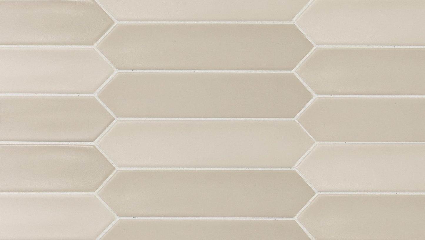 LANSE Muslin 2 x 10 matte wall tile