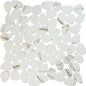 MARBLE PEBBLES Calacatta mosaic pebble floor / wall tile