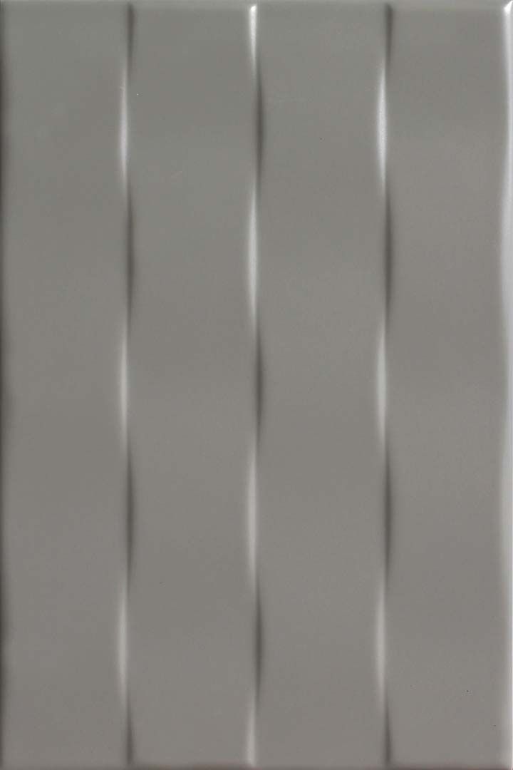 LINDT Dark Grey 10 x 16 3d format matte wall tile