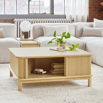 Gus* Modern LEDGER vintage oak coffee table