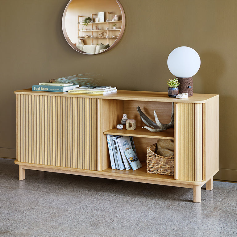 Gus* Modern LEDGER vintage oak coffee table
