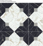 MAJESTIC Nero Oro Cenere mosaic marble style matte wall / floor tile