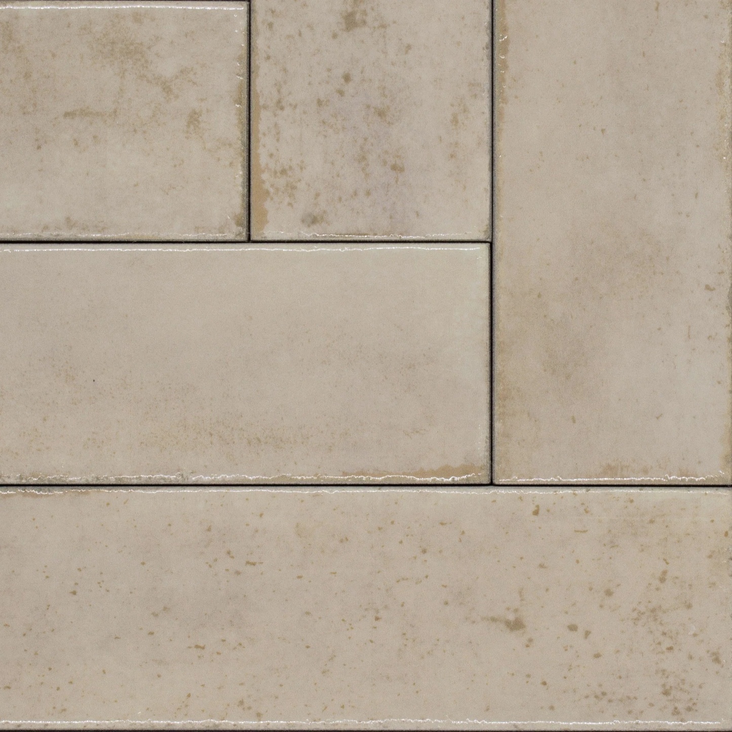 MATISSE Cream 2.5 x 10 porcelain glossy wall / floor tile