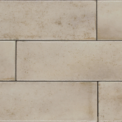 MATISSE Cream 2.5 x 10 porcelain glossy wall / floor tile