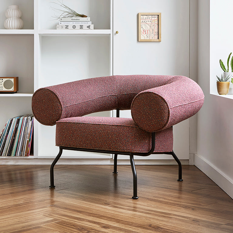 Gus* Modern MIRADOR Jubilee Sangria upholstered chair