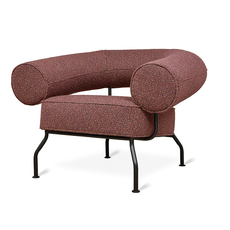 Gus* Modern MIRADOR Jubilee Sangria upholstered chair