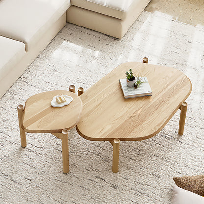 Gus* Modern MONARCH natural walnut coffee table