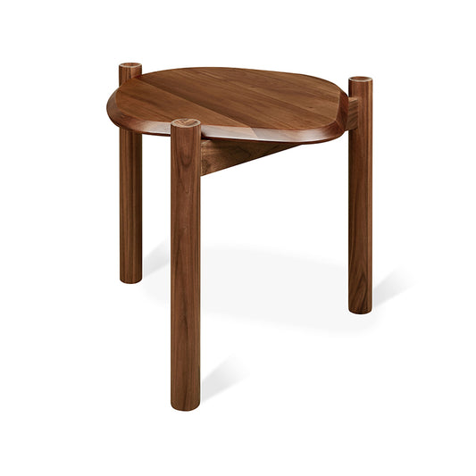 Gus* Modern MONARCH Natural Walnut end table