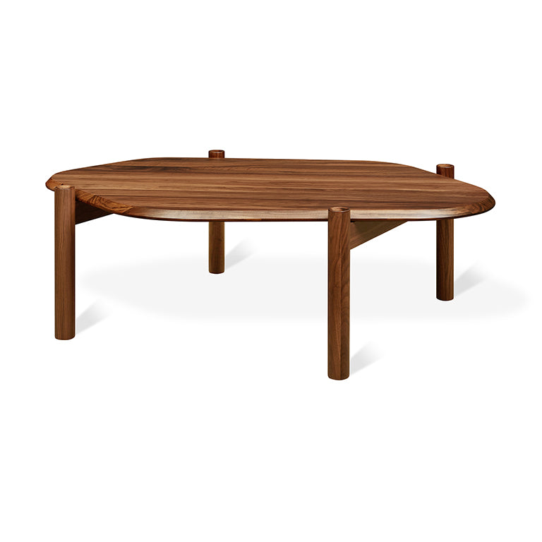 Gus* Modern MONARCH natural walnut coffee table