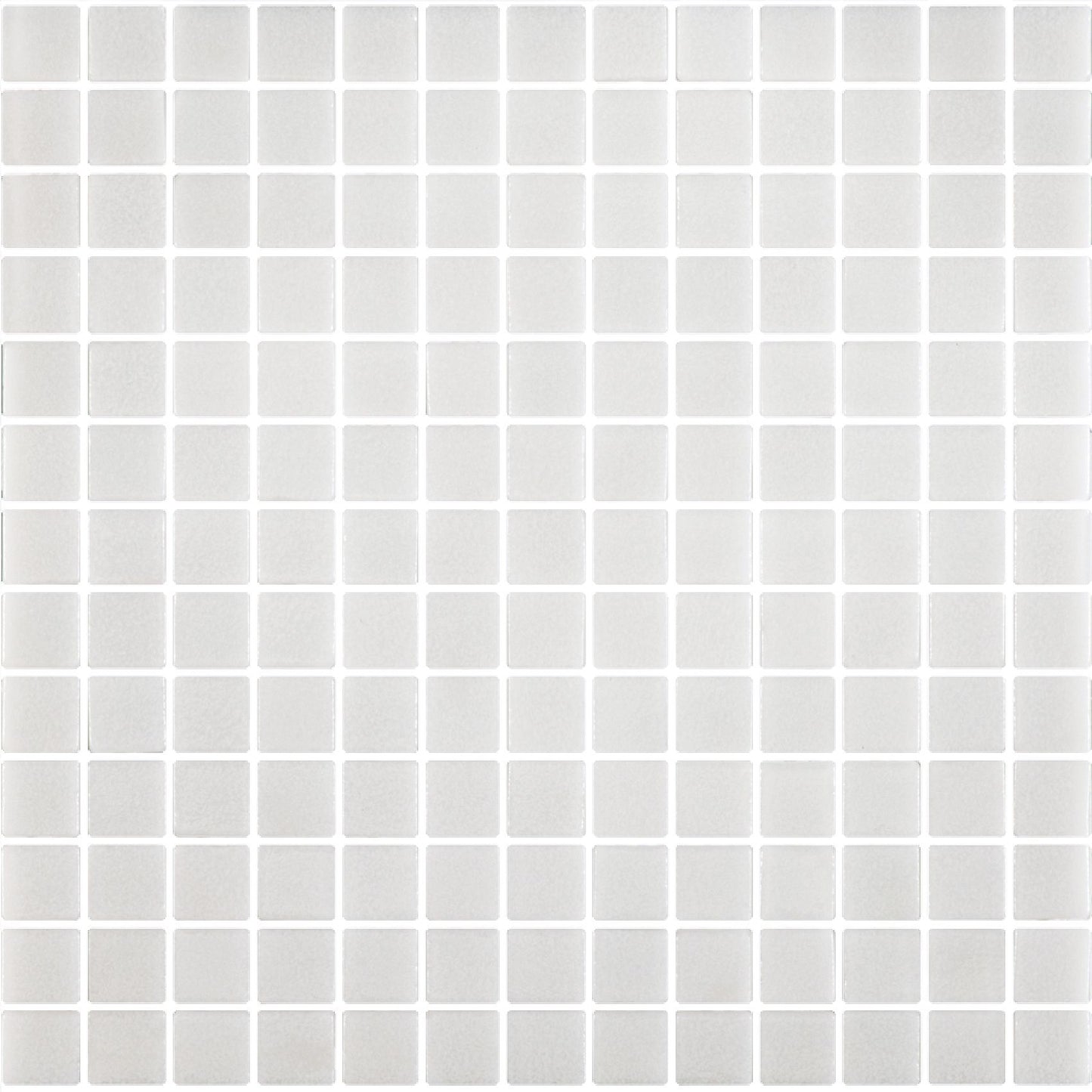 NIEBLA Bianco 1 x 1 mosaic glass wall / floor tile