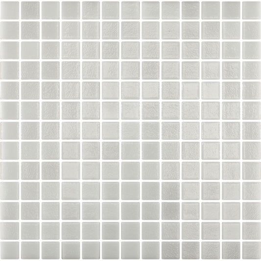 NIEBLA Gris 1 x 1 mosaic glass wall / floor tile
