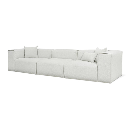 Gus* Modern NEST Morris Fog modular 3pc sofa