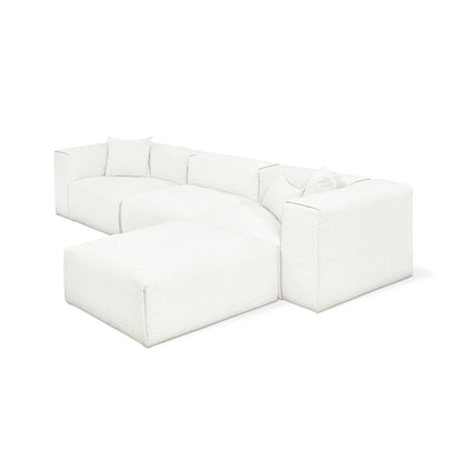 Gus* Modern NEST Morris Bone modular 4pc sectional