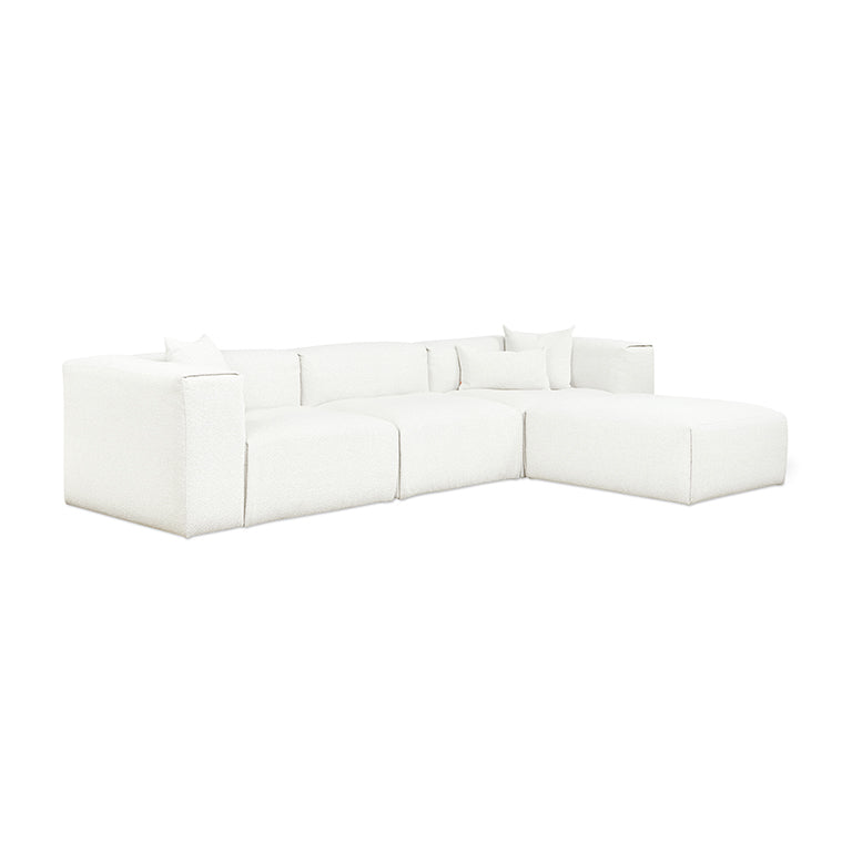 Gus* Modern NEST Morris Bone modular 4pc sectional