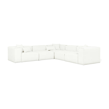 Gus* Modern NEST Morris Bone modular 5pc corner sectional