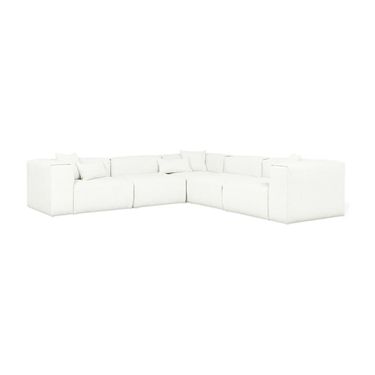 Gus* Modern NEST Morris Bone modular 5pc corner sectional