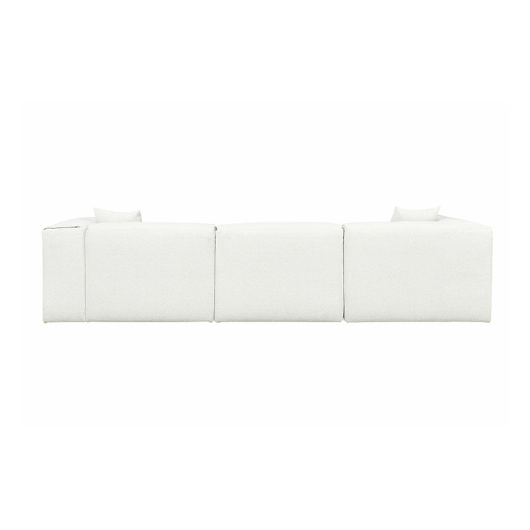 Gus* Modern NEST Morris Bone left facing modular 5pc sectional